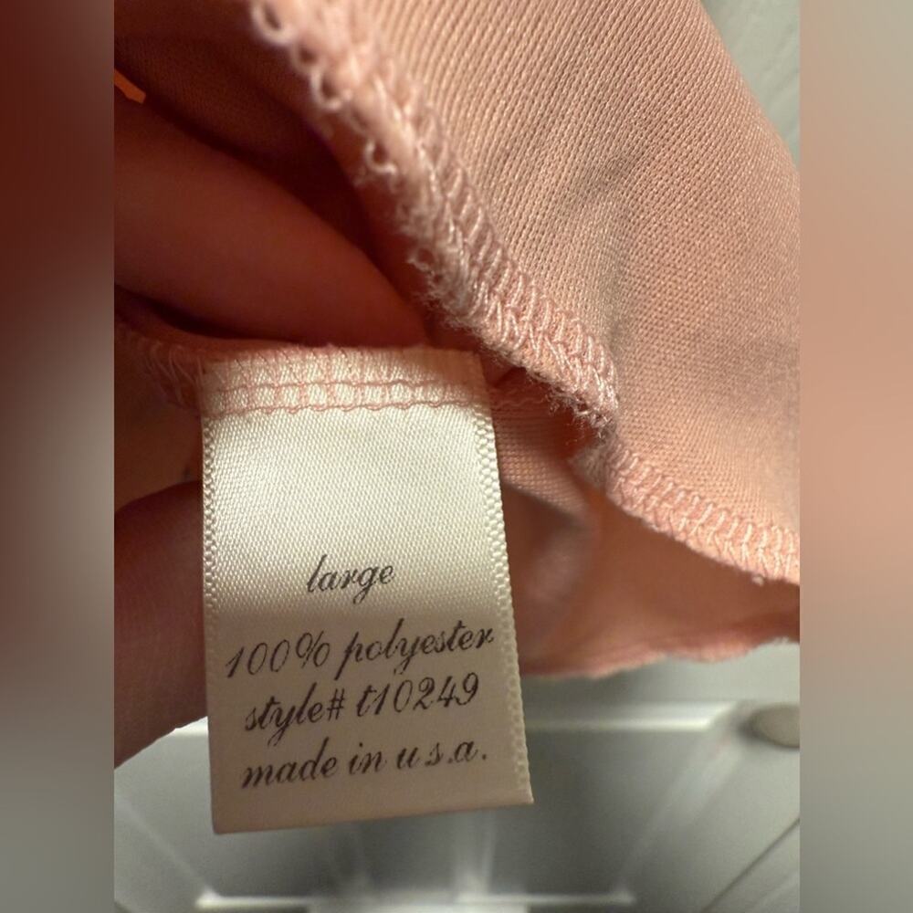 Boutique Plush Pink Floral Blouse Large - Picture 5 of 6